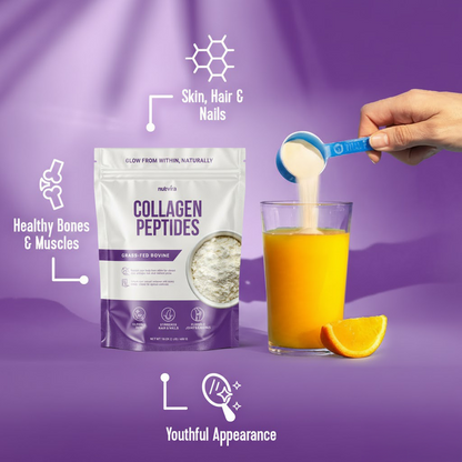 Nutvira Kollagenpeptide – Geschmacksneutrales hydrolysiertes Kollagen (454 g)